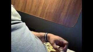 Step sister walked in on me wanking my huge dong
