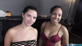 2 Gorgeous Babes Getting Their Reward After an Amazing Blowbang